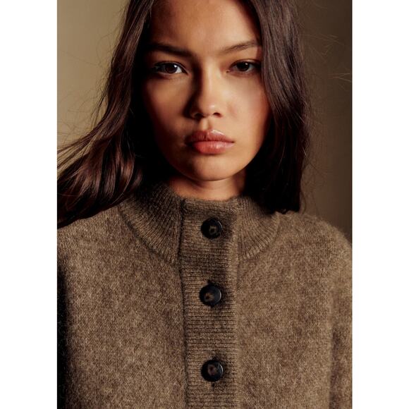 ‼️Last two days it will be listed‼️Sezane Thais Jacket in Dark Taupe XL BNWT 🐻✨ - Picture 4 of 9